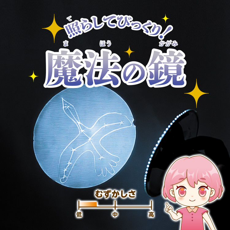 照らしてびっくり！魔法の鏡