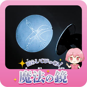 照てらしてびっくり！魔法まほうの鏡